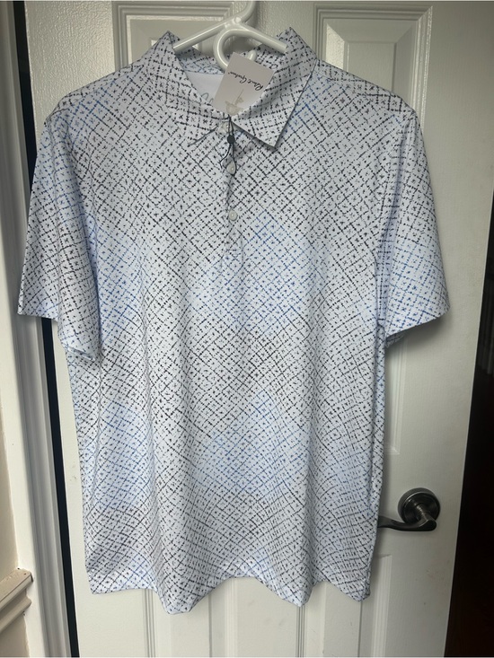 Robert Graham Other - Robert Graham Performance Polo White Blue Black